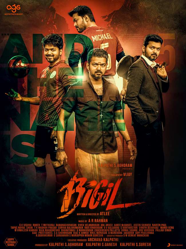 Bigil Movie Posters